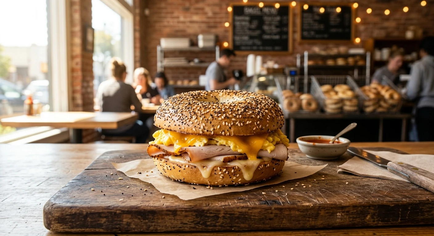 Bagel shop in Palm Springs