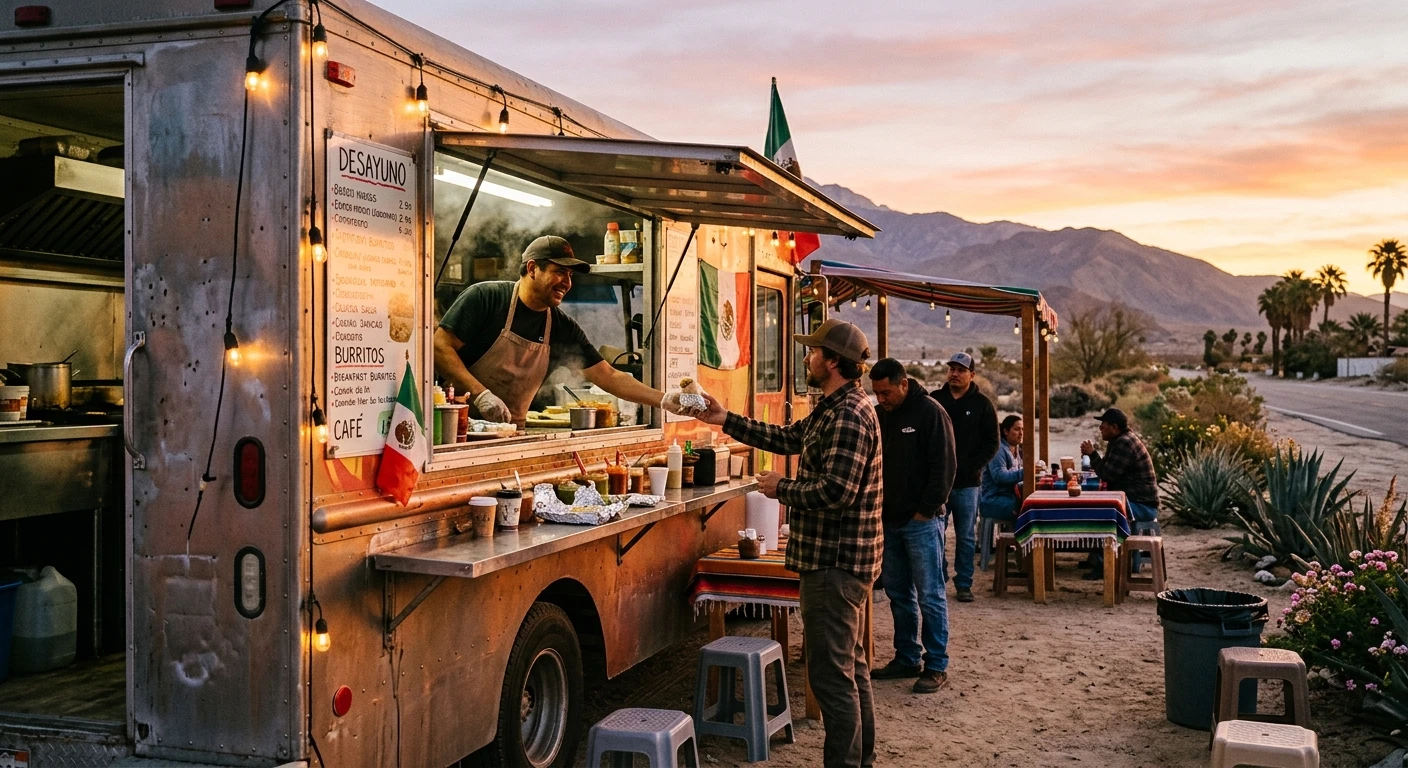 Breakfast burrito shop in Palm Springs