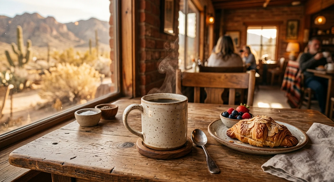Coffee shop in Palm Springs