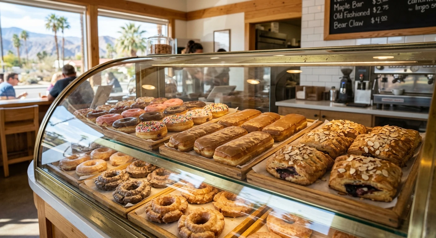 Donut shop in Palm Springs