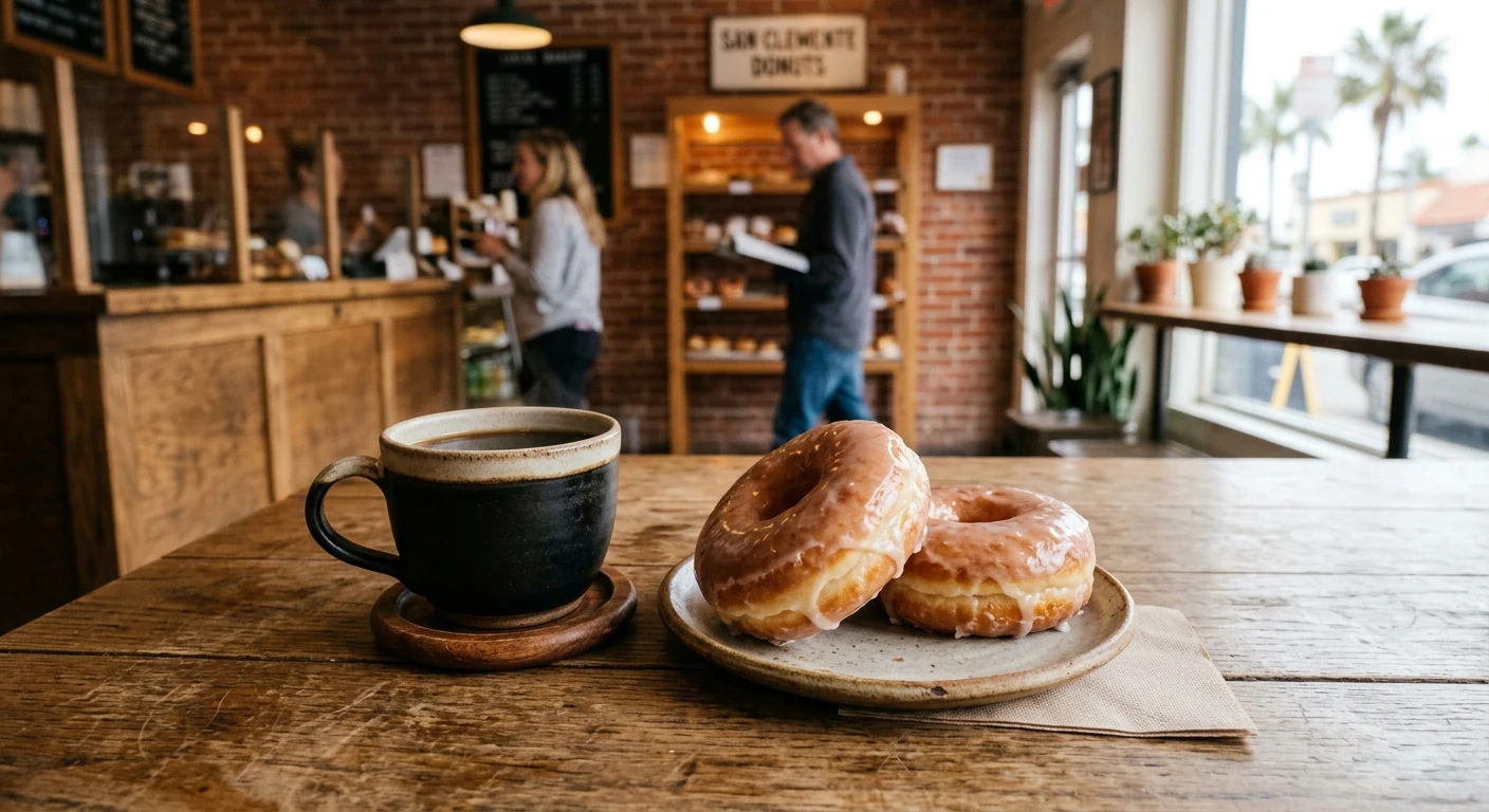Donut shop in Palm Springs